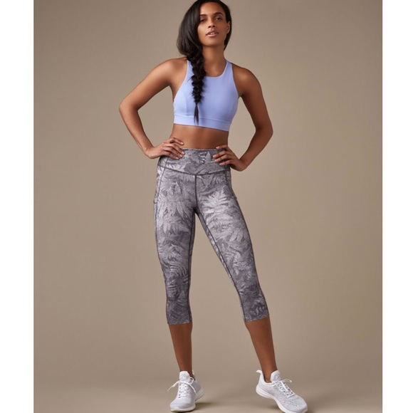 Lululemon Fast & Free Crop (19") Kindred Spirit Alpine White Multi - Picture 2 of 9